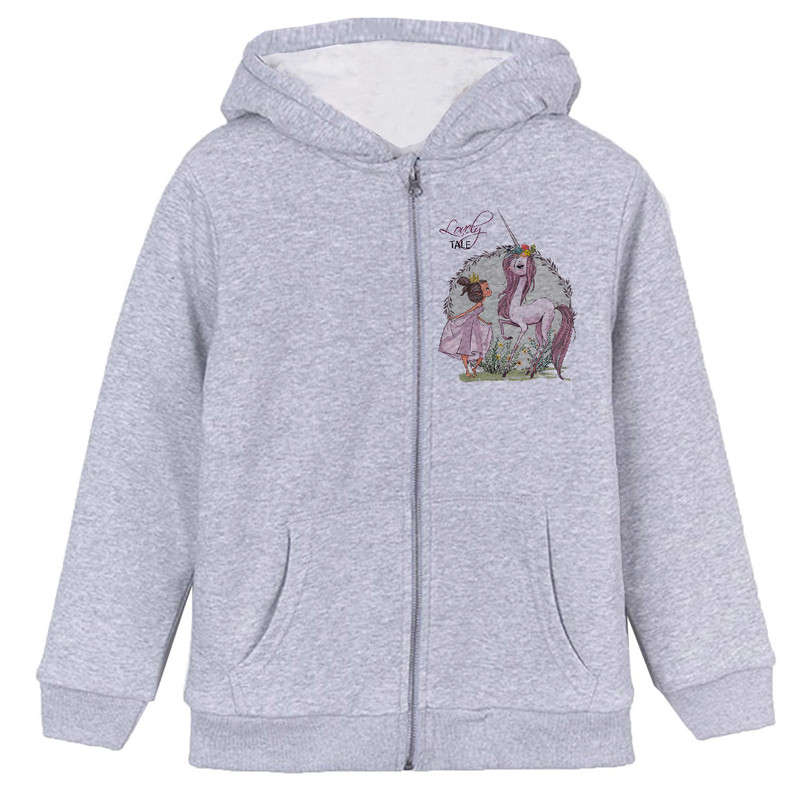 خرید و قیمت سویشرت دخترانه مدل دختر و اسب W42