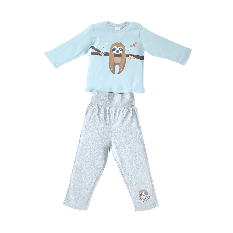 خرید و قیمت ست تی شرت آستین بلند و شلوار بچگانه جی-لاین مدل A0