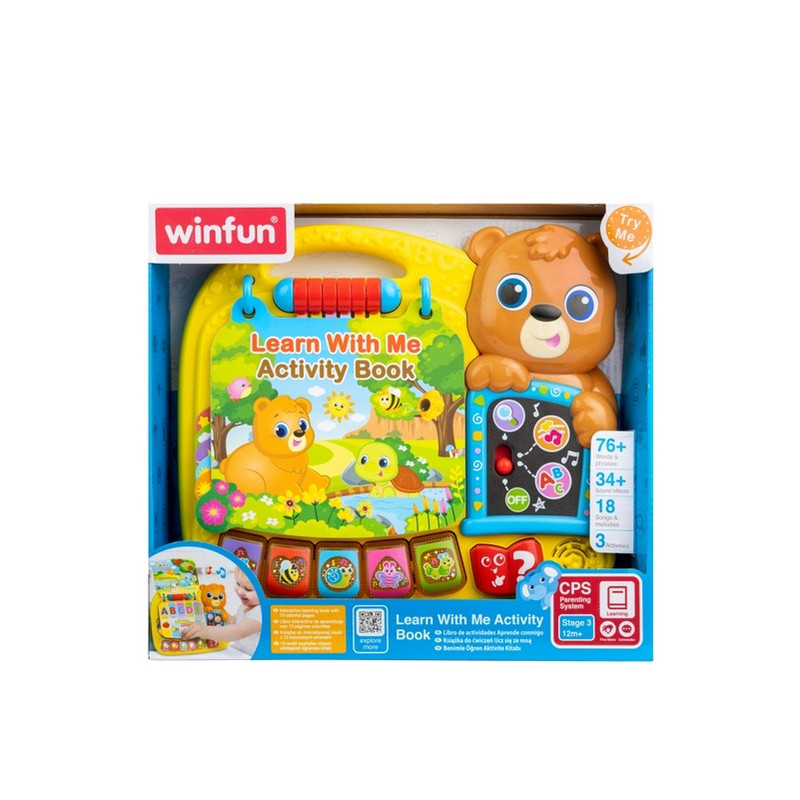 خرید و قیمت اسباب بازی وین فان مدل کتاب موزیکال