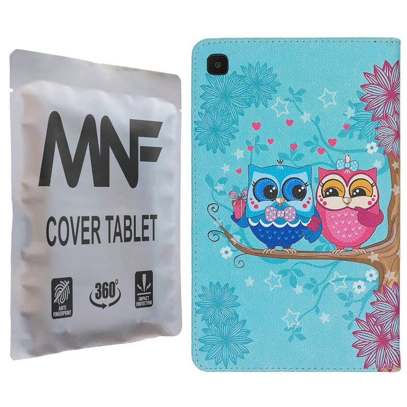 کیف کلاسوری ام ان اف طرح جغد های فانتزی کد M-291 مناسب برای تبلت سامسونگ Galaxy Tab A7 Lite / T225