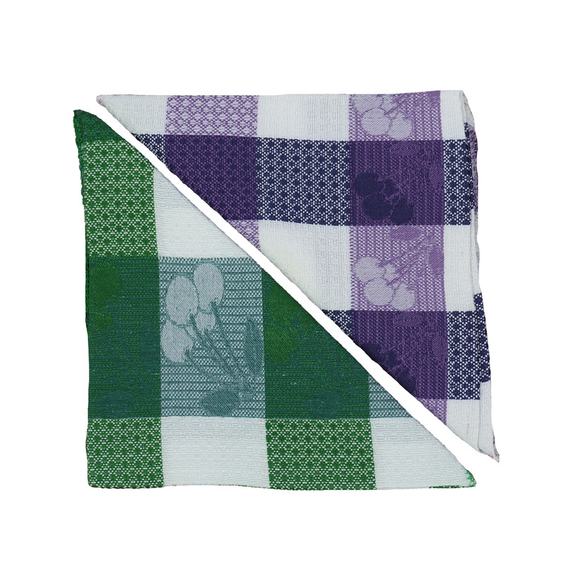 خرید و قیمت دستمال آشپزخانه مهبافت مدل چهارخانه مجموعه 2 عددی