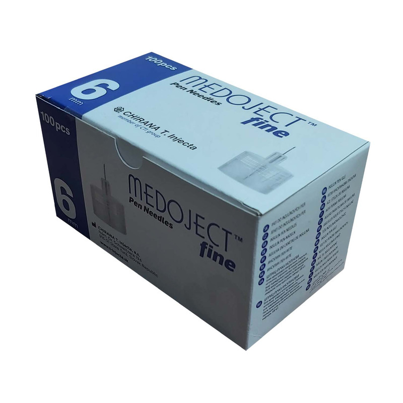 خرید و قیمت سوزن قلم انسولین مدوجکت مدل 6 بسته 100 عددی