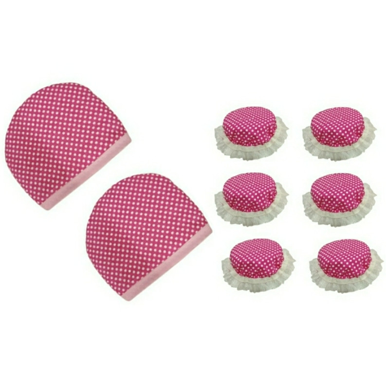 خرید و قیمت دستگیره اجاق گاز مدل خالدار فانتزی کد 007 بسته 8 عددی