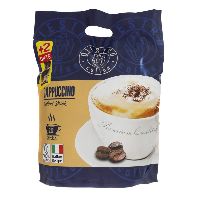 خرید و قیمت کاپوچينو 100 درصد عربیکا دیسترو - 25 گرم بسته 20 عددی