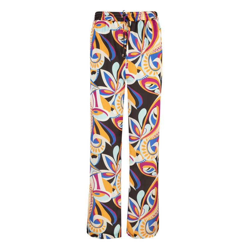 شلوار زنانه سرژه مدل 208384 گل رنگی