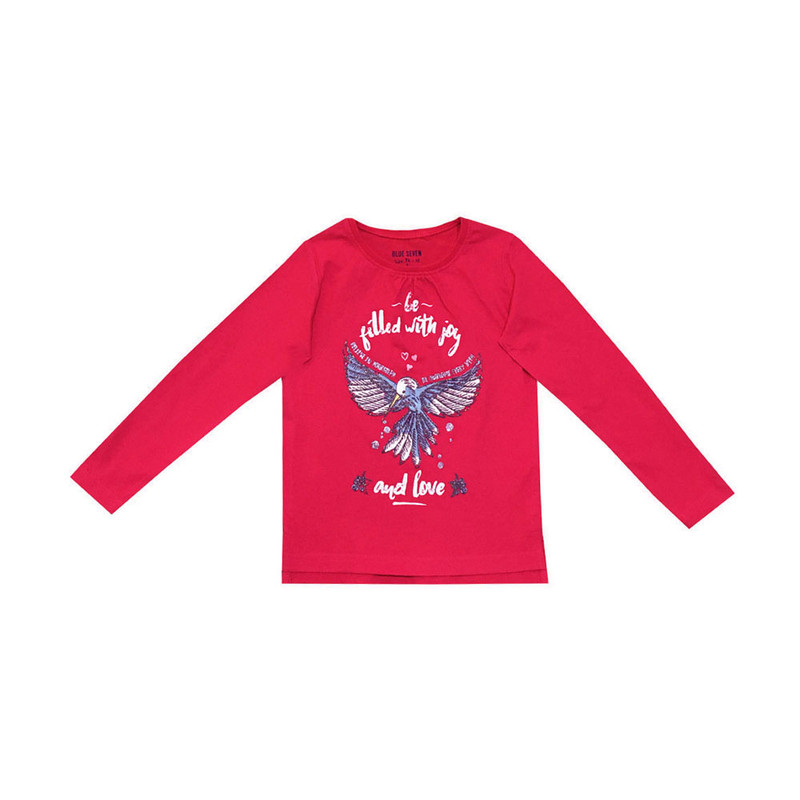 تی شرت آستین بلند دخترانه بلو سون مدل 02203