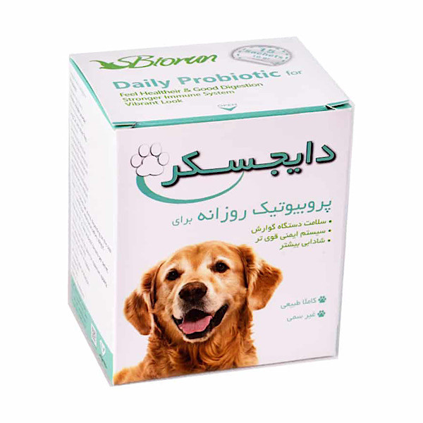 خرید و قیمت مکمل غذای سگ و گربه بایوران مدل دایجسکر وزن 150 گرم بسته 15 عددی