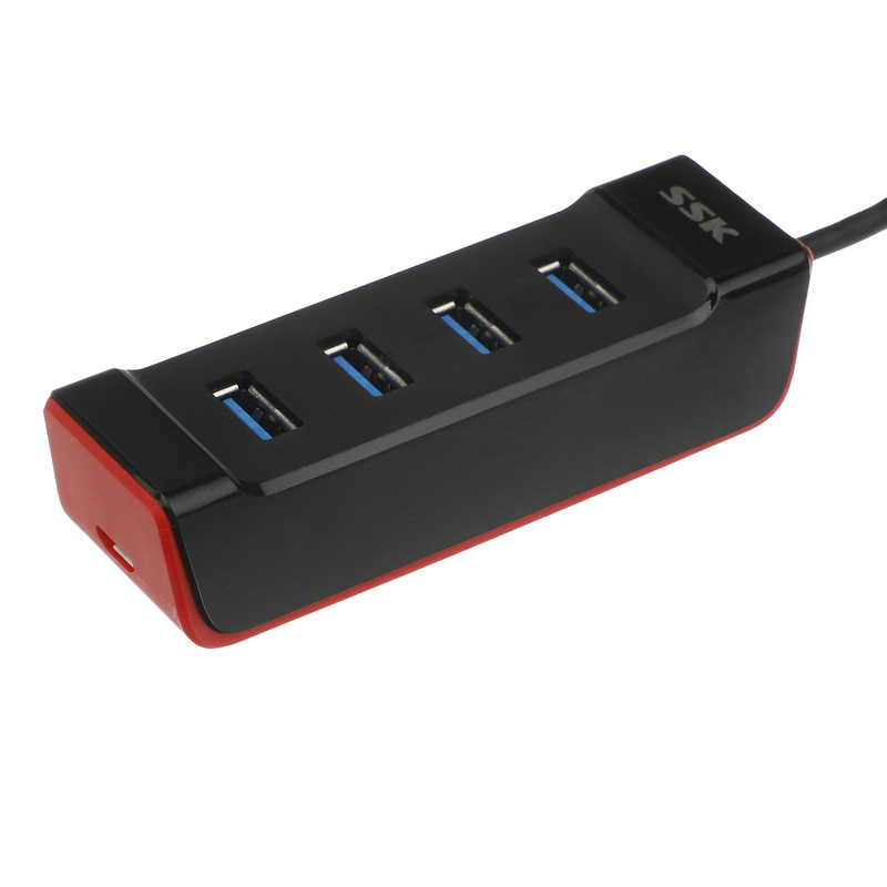 خرید و قیمت هاب 4 پورت USB 3.0 اس اس کی مدل SHU850