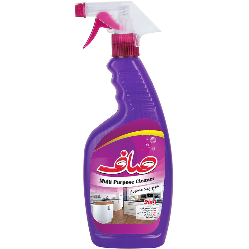 اسپری پاک کننده چند منظوره صاف مدل 5x1 وزن 500 گرم