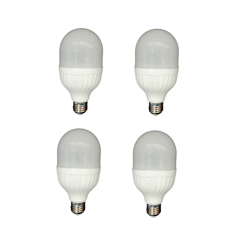لامپ 15 وات پارس کیمیا مدل حبابی پایه E27 مجموعه 4 عددی