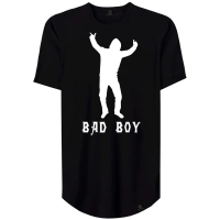 تیشرت آستین کوتاه مردانه 27 مدل bad boy کد V01 رنگ مشکی