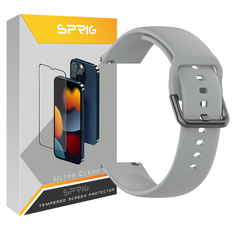 بند اسپریگ مدل SGK-22SP مناسب برای ساعت هوشمند شیائومی QCY GTC
