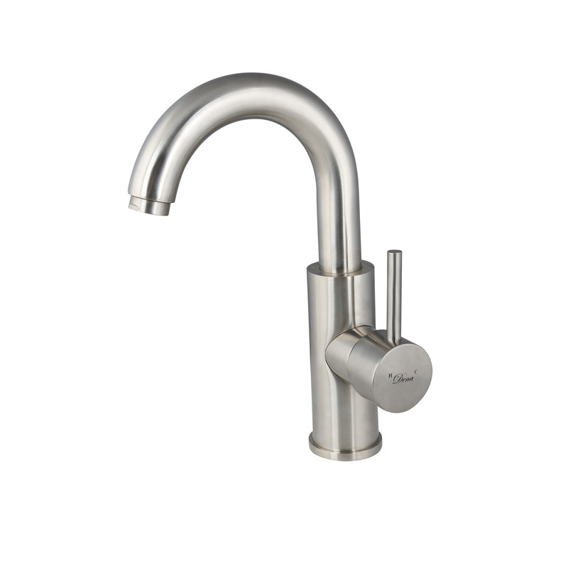 شیر روشویی دنا مدل استیل مات فونیکس