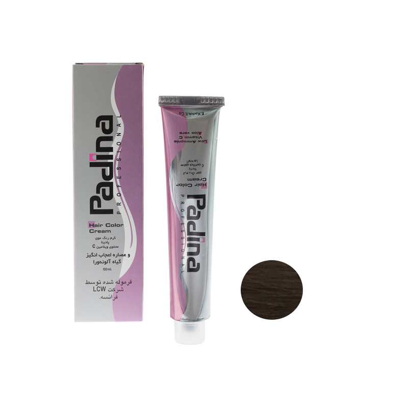 رنگ مو پادینا شماره C6-7-1 حجم 100 میلی لیتر رنگ بلوند دودی متوسط