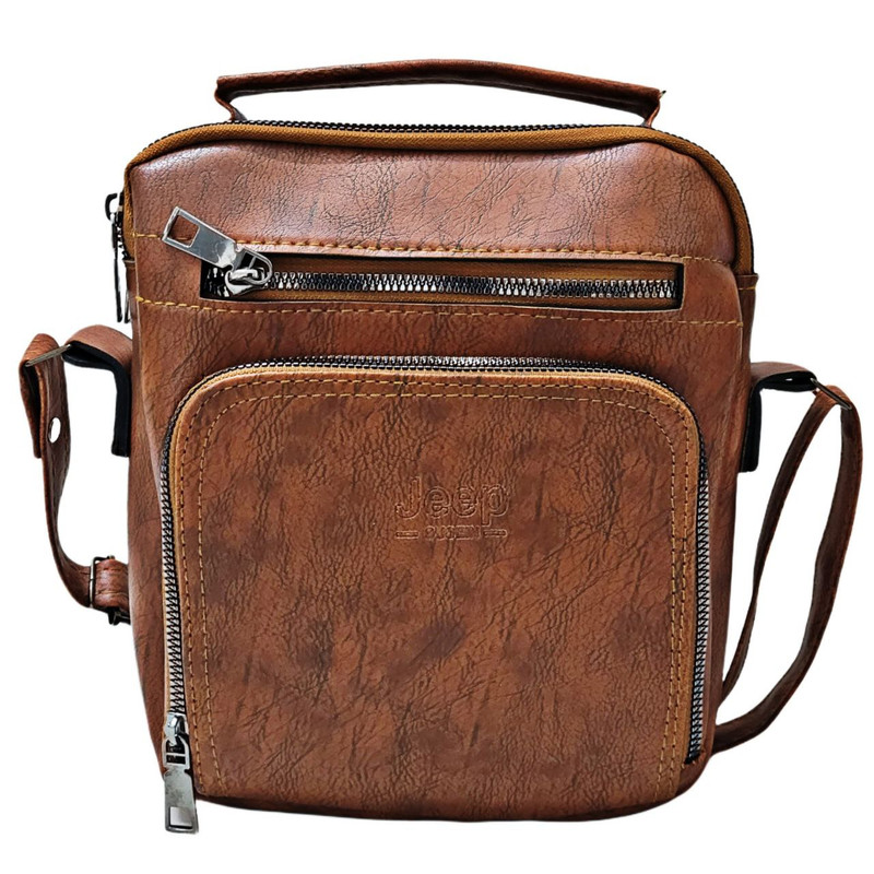 خرید و قیمت کیف دوشی مردانه جیپ مدل اداری ساده 091