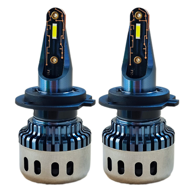 خرید و قیمت هدلایت لامپ خودرو مدل F10 پایه H7 بسته دو عددی