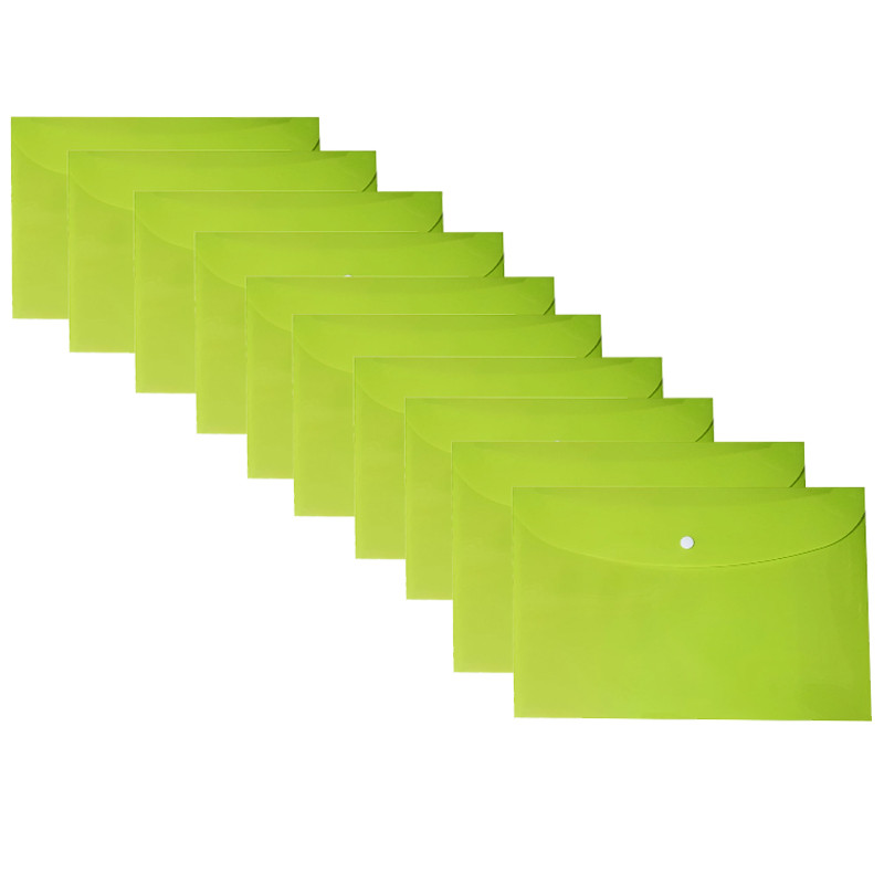 پوشه دکمه دار کد 100 بسته 10 عددی