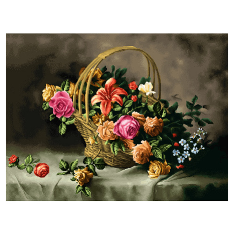 نخ و نقشه تابلوفرش مدل 2596