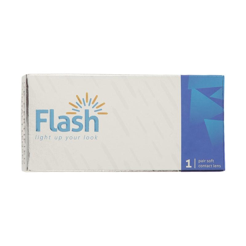 خرید و قیمت لنز چشم فلش مدل هیدروکسی رنگ عسلی خاکی روشن