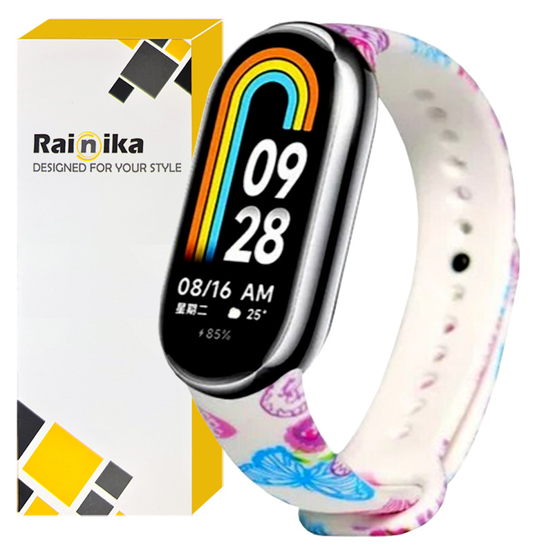 بند رینیکا مدل Butterfly Mi 8 مناسب برای مچ بند هوشمند شیائومی Mi Band 8