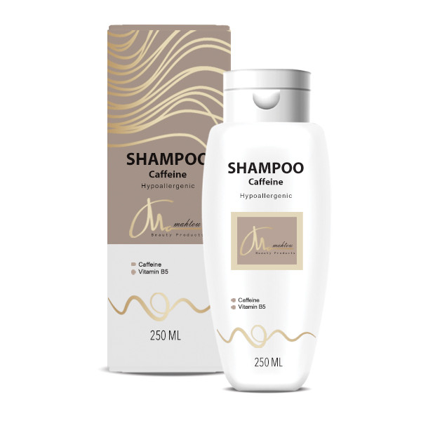 شامپو تقویت کننده و ترمیم کننده مو ماهتو مدل کافئین حجم 250 میلی لیتر