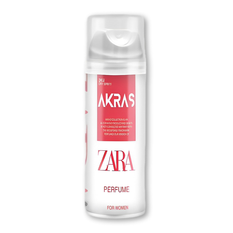 اسپری بدن زنانه آکراس مدل زارا حجم 200 میلی لیتر