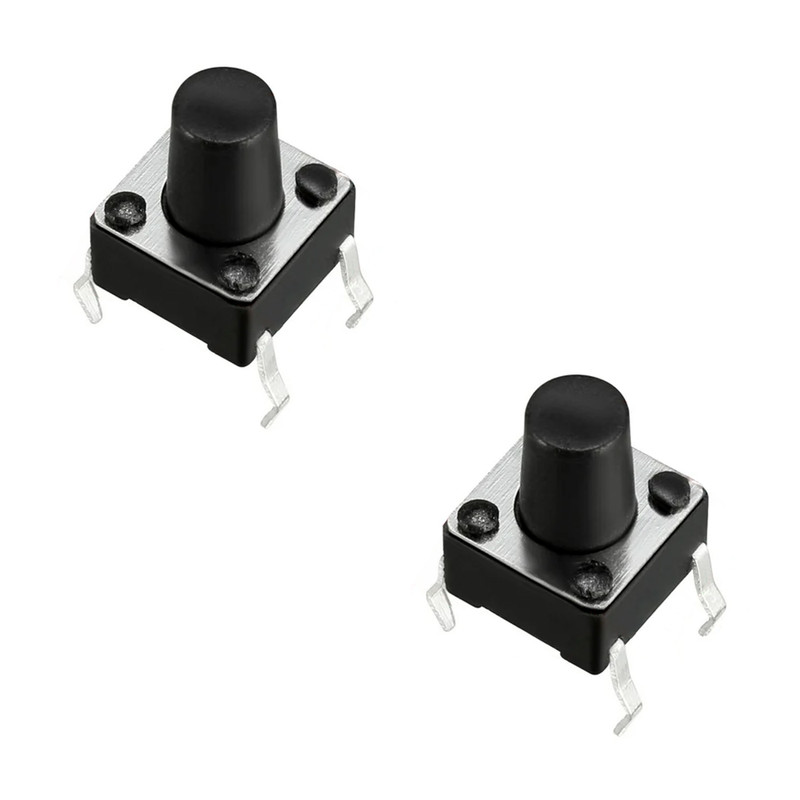 میکرو سوئیچ مدل Vertical-6×6×8-4P بسته 2 عددی