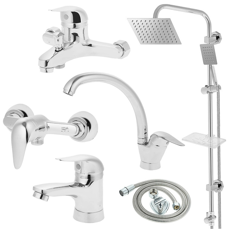 ست شیرآلات زرگر مدل اردکی نایت 2024 مجموعه 6عددی