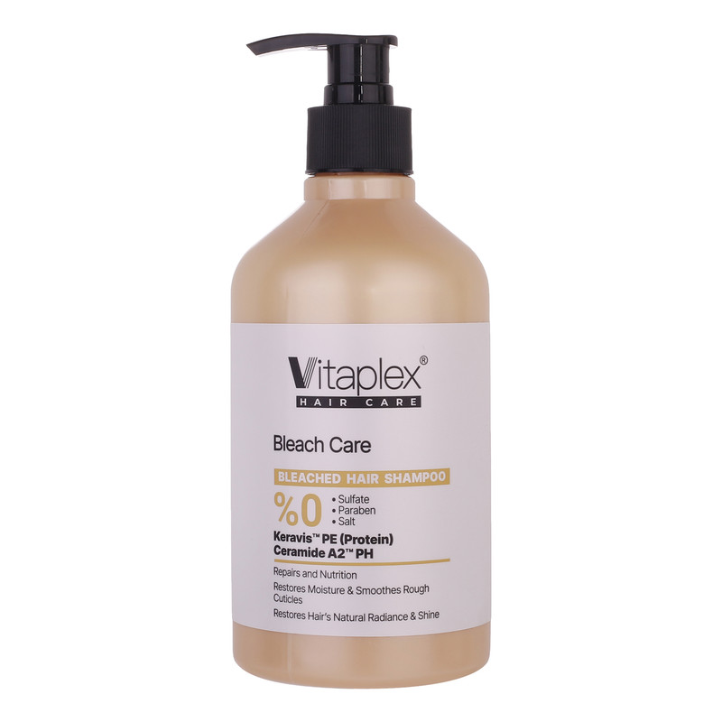 شامپو مو ویتاپلکس مدل BC03 مناسب برای موی آسیب دیده حجم 500 میلی لیتر