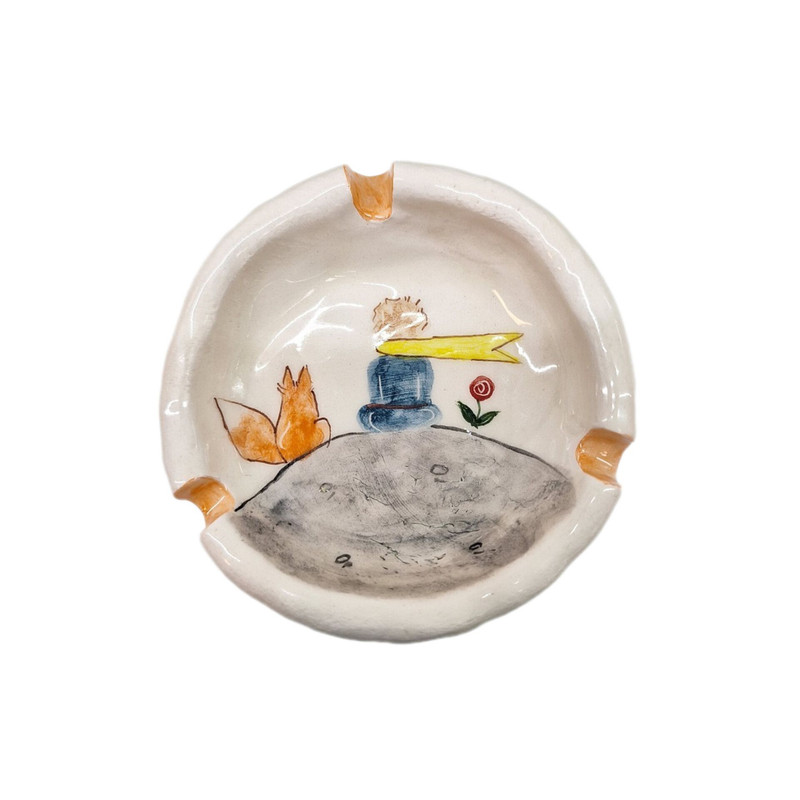 زیر سیگاری سرامیکی مدل شازده کوچولو