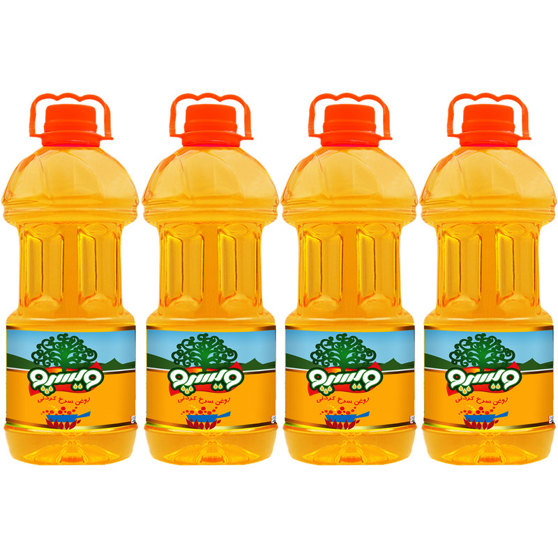 روغن سرخ کردنی ویسپو - 3 لیتر بسته 4 عددی