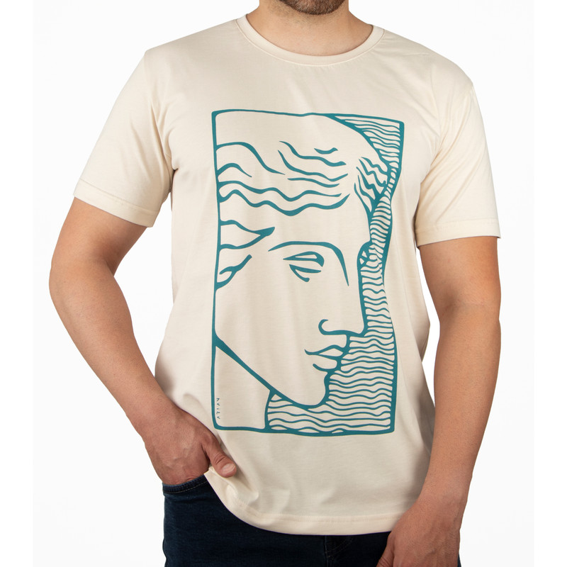 خرید و قیمت تی شرت آستین کوتاه مردانه آریان نخ باف مدل z1861