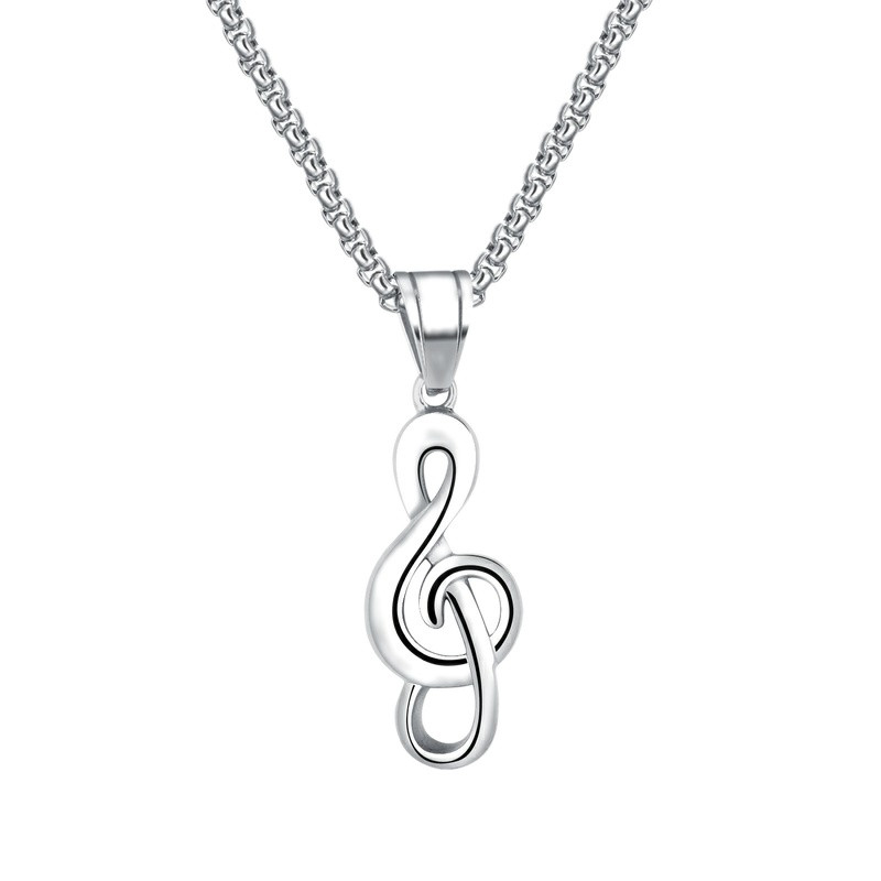 گردنبند مردانه گالری شمرون مدل موزیکال کد NEC597S0