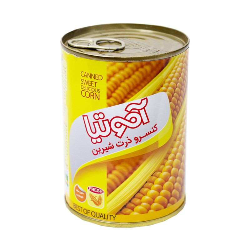 خرید و قیمت کنسرو ذرت شیرین آموتیا - 400 گرم