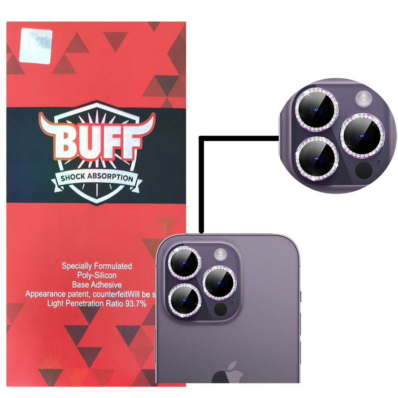 خرید و قیمت محافظ لنز دوربین بوف مدل Diamond-Luxury مناسب برای گوشی موبایل اپل iphone 14 Pro Max / 14 Pro