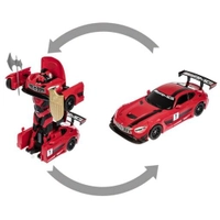 اسباب بازی ماشین کنترلی-ترنسفورمر (تبدیل شونده)-مقیاس 1.14 راستار- Mercedes Benz AMG - قرمز