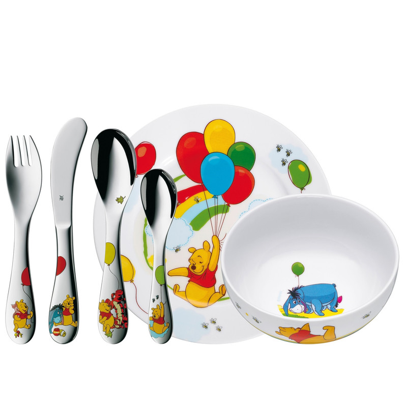 سرویس غذاخوری 6 پارچه کودک دبلیو ام اف طرح Pooh