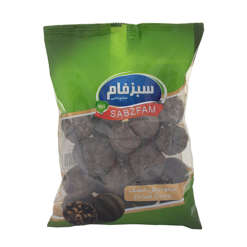لیمو سیاه خشک عمانی سبزفام - 100 گرم