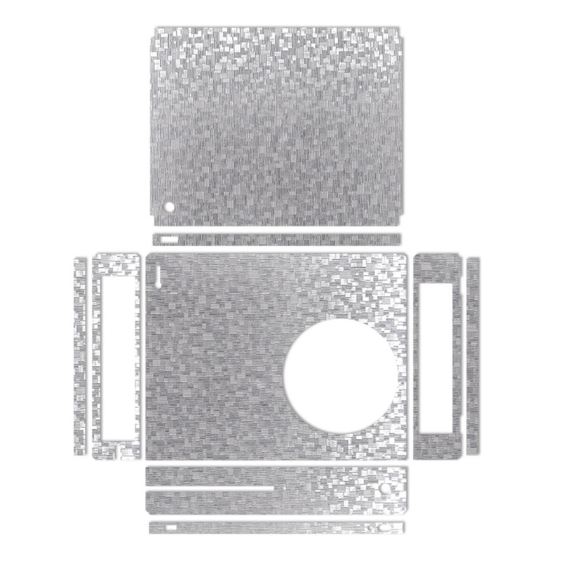 خرید و قیمت برچسب ماهوت مدلSilver Silicon Texture مناسب برای کنسول بازی Xbox One S