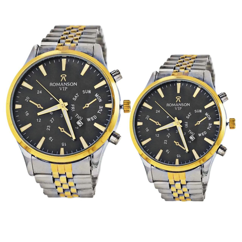 ست ساعت مچی عقربه ای زنانه و مردانه مدل 3m3