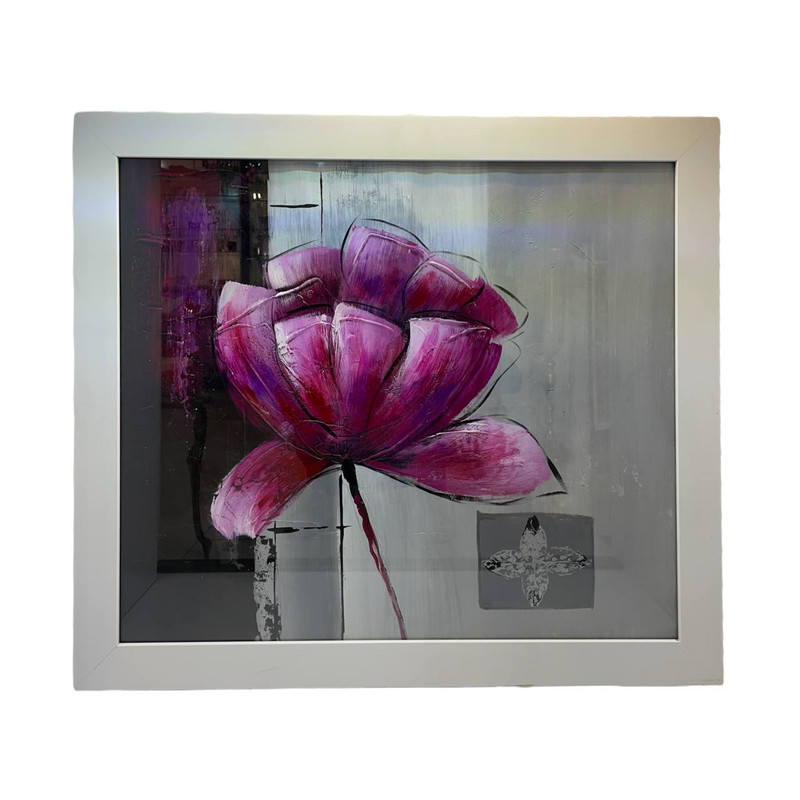 تابلو مدل گل بنفش