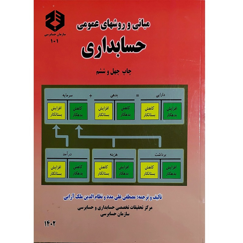 کتاب مبانی و روشهای عمومی حسابداری اثر مصطفی علی مددی انتشارات سازمان حسابرسی