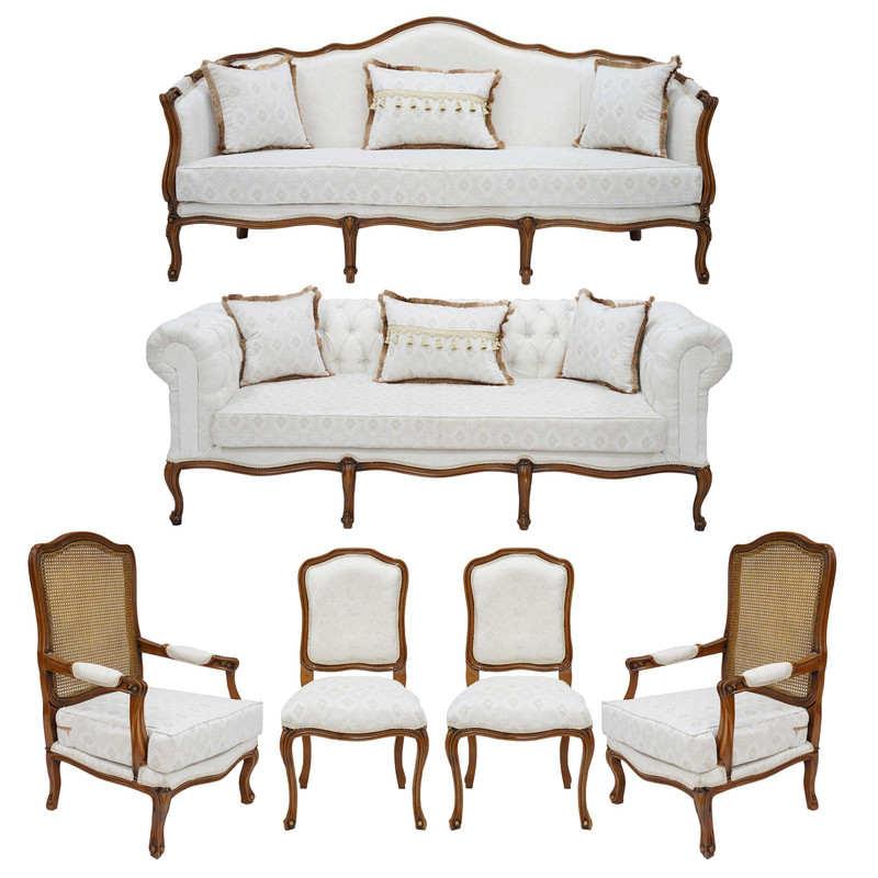 خرید و قیمت مبل کلاسیک 10 نفره مدل کویین