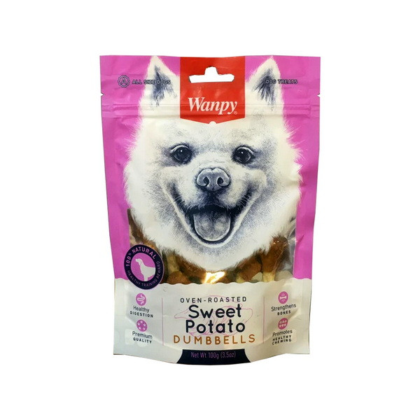تشویقی سگ ونپی مدل Sweet Potato Dumbbells وزن 100 گرم