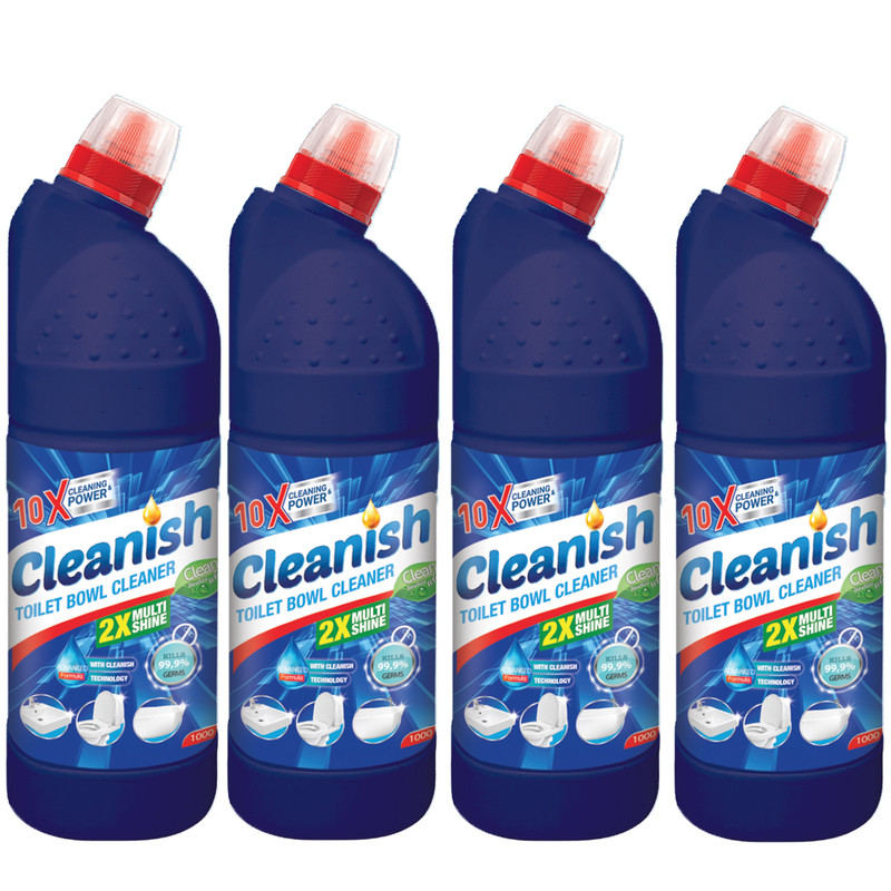 مایع جرم گیر و تمیز کننده کلینیش مدل Regular با حجم 1000 گرم بسته 4 عددی