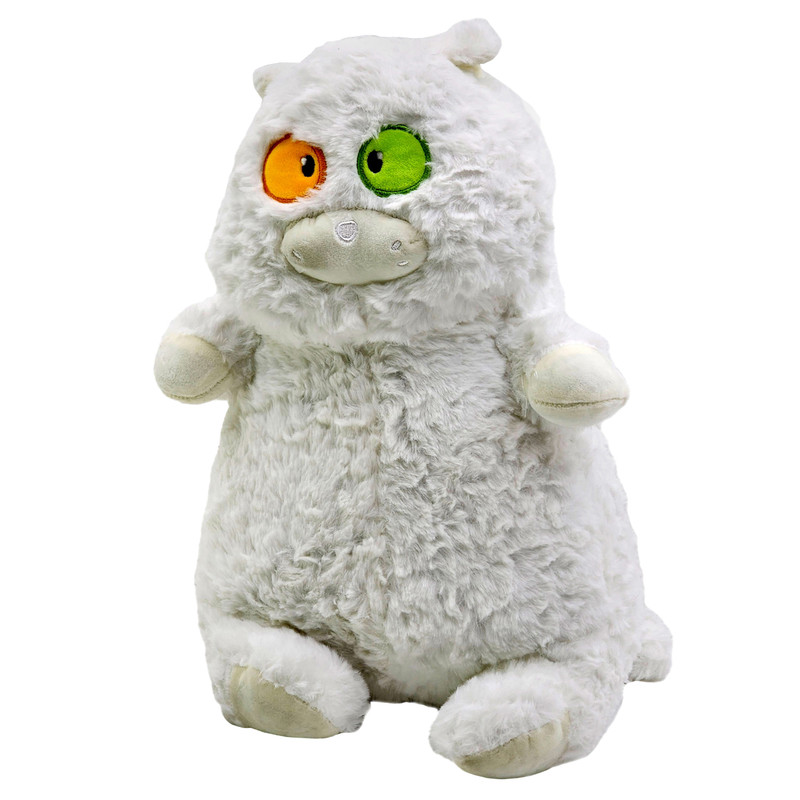 خرید و قیمت عروسک ناب سل مدل گربه چشم رنگی ارتفاع 40 سانتی متر