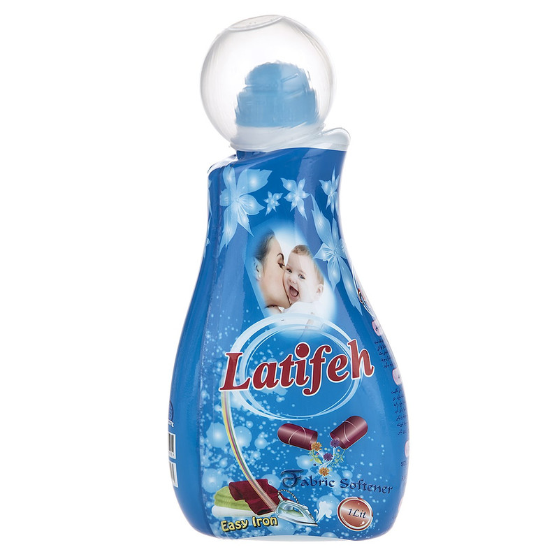 نرم کننده حوله و لباس آبی لطیفه سری Easy Iron حجم 1 لیتر