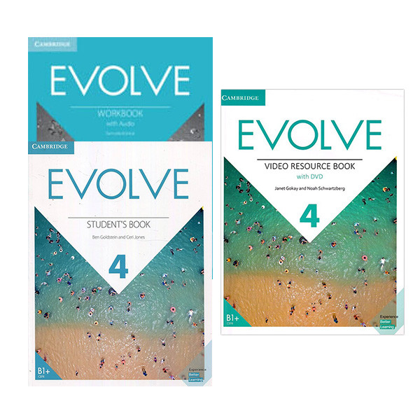 خرید و قیمت کتاب Evolve 4 و Video Resource Book Evolve 4 اثر Leslie Anne Hendra و Mark Ibboston و Kathryn O'Dell انتشارات دانشگاه کمبریج 3 جلدی