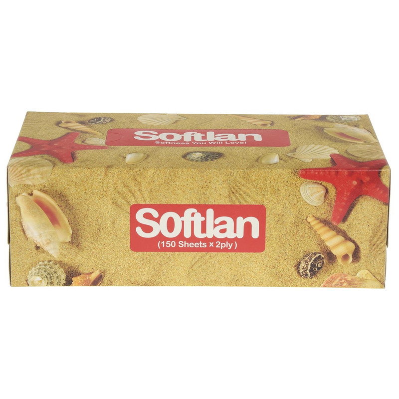 دستمال کاغذی 150 برگ سافتلن مدل Ocean