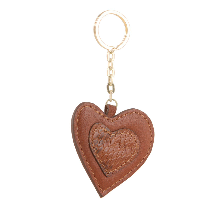 جاکلیدی زنانه چرم یلسان مدل دلین کد 129-MRV-asl